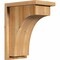 Ekena Millwork Huntington Rough Sawn Corbel w/Backplate, Western Red Cedar, 8"W x 12"D x 16"H COR08X12X16HUN01RWR - alternate 1